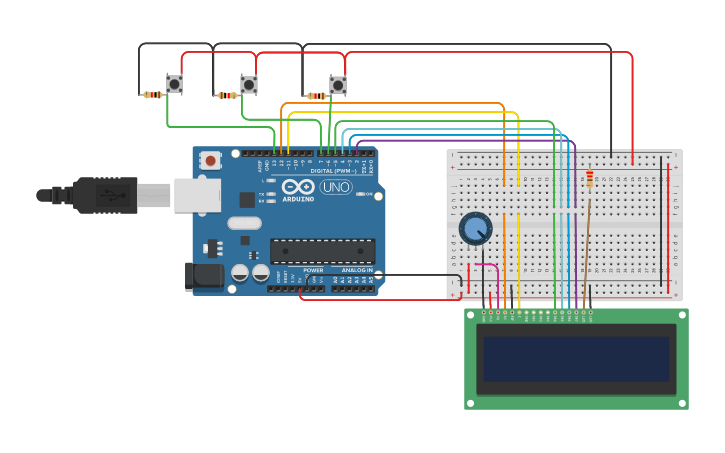 Circuit design Jam Digital | Tinkercad