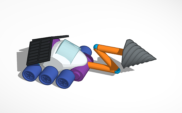3D design rover - Tinkercad