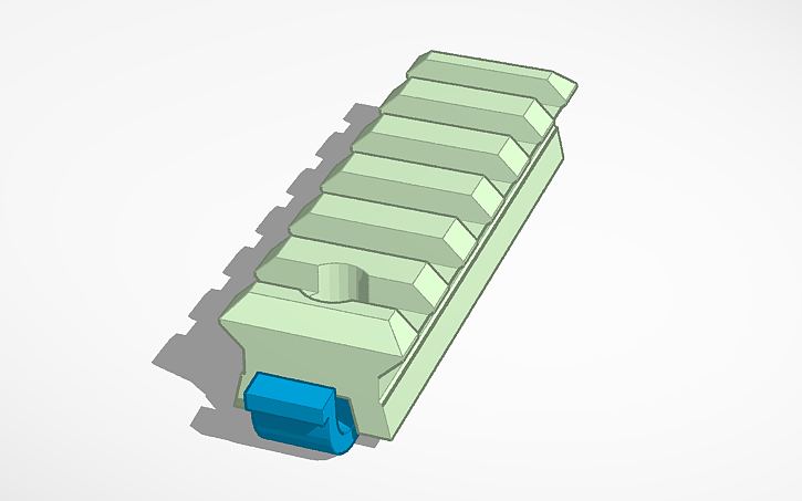 3D design ARC Rail to NATO Accessory Rail (Picatinny) - Tinkercad