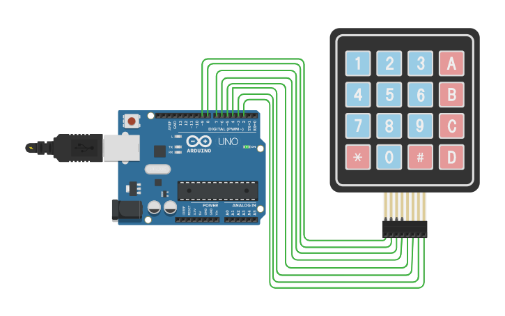 Circuit design Keypad - 1718016 | Tinkercad