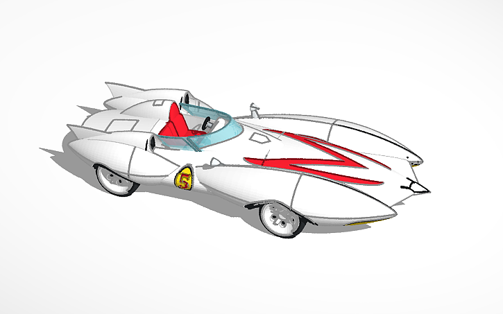3D design MACH 5 SPEED RACER - Tinkercad