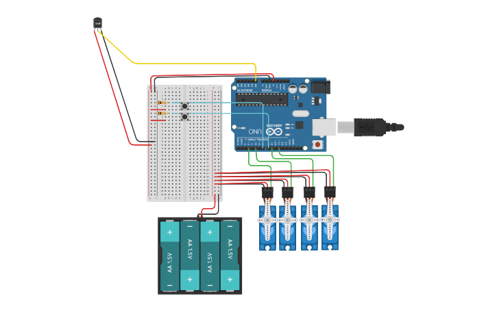Circuit design schematic | Tinkercad