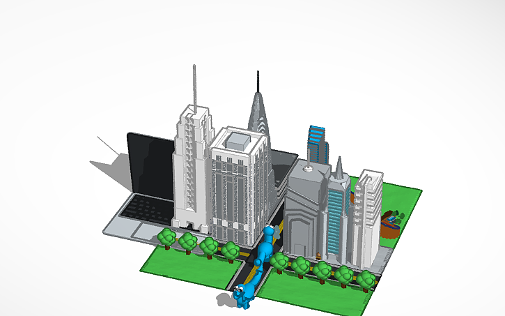 3D design City - Tinkercad
