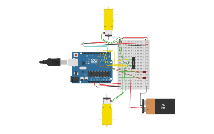 Circuit design reto 09 - Tinkercad