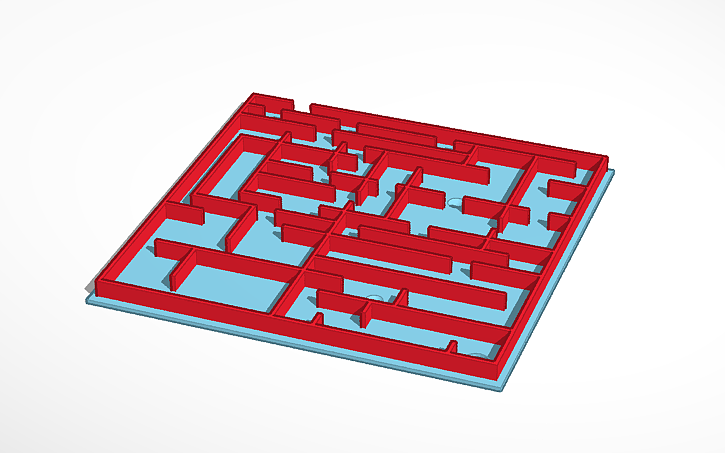 3D design Julia Sieczka - labirynt - Tinkercad