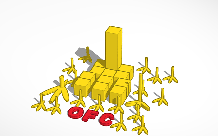 3d design ohio fried chicken ofc team 10 fan tinkercad