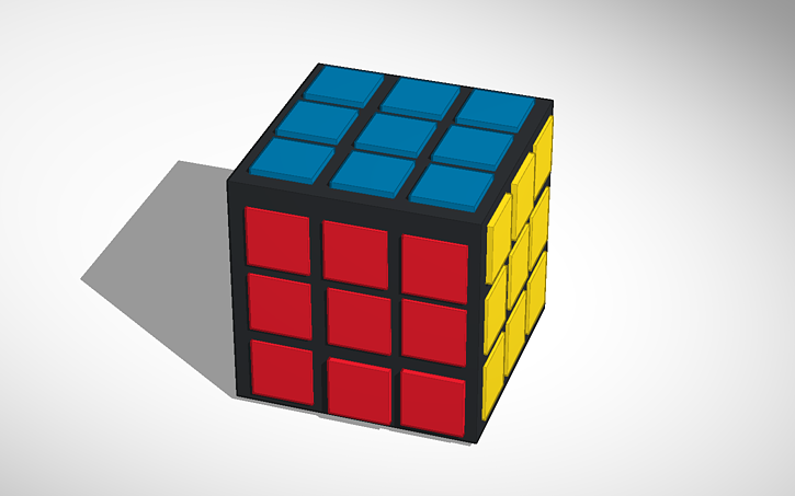 Rubycube 3D design My Rubix cube | Tinkercad