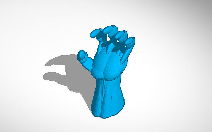 3D design Automata hand - Tinkercad