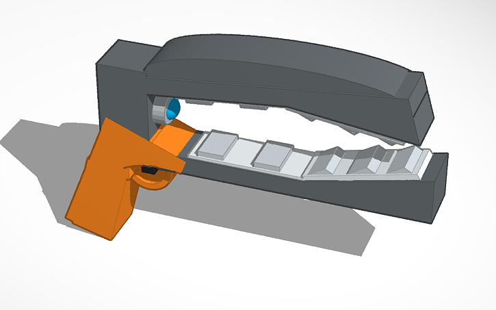 Rail Gun Block City Wars Tinkercad