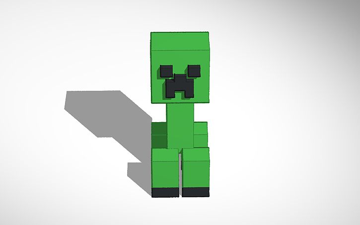 3D design minecraft creeper | Tinkercad