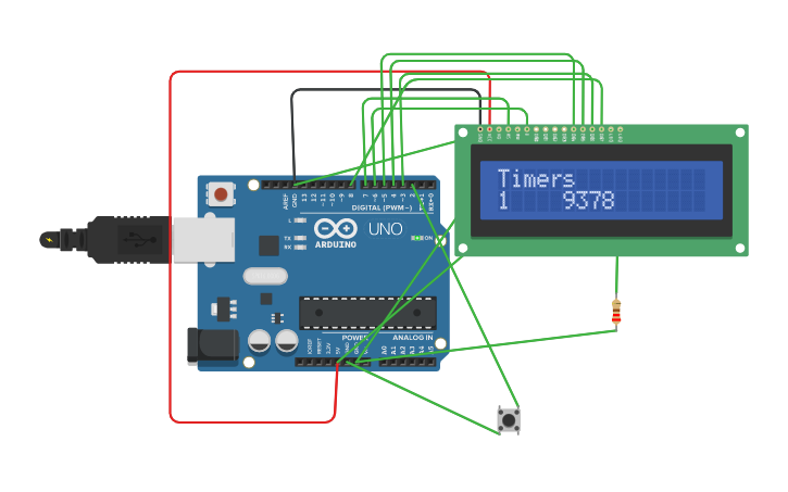 Circuit design Timer example - Tinkercad