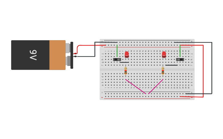 Circuit design cara de robot | Tinkercad