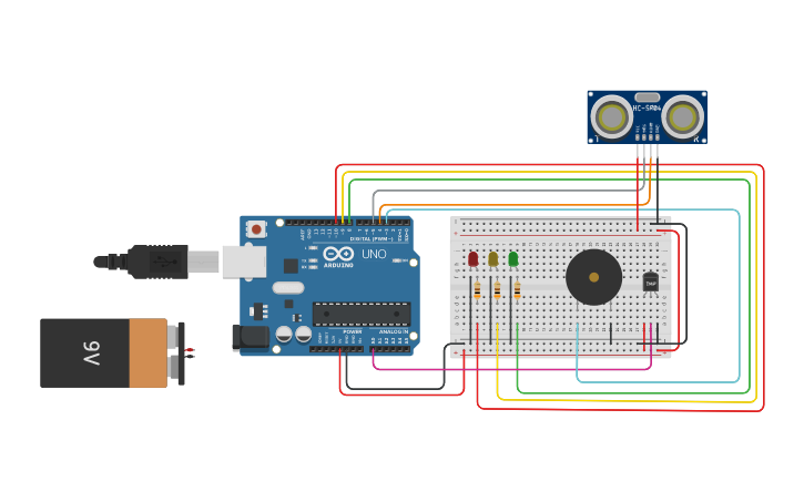 Circuit design Final - Tinkercad