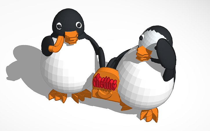 How To Make A 3d Penguin On Tinkercad