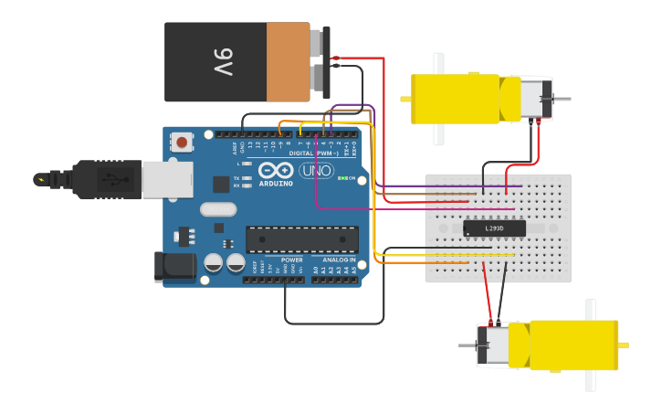 Circuit design First-Programme - Tinkercad