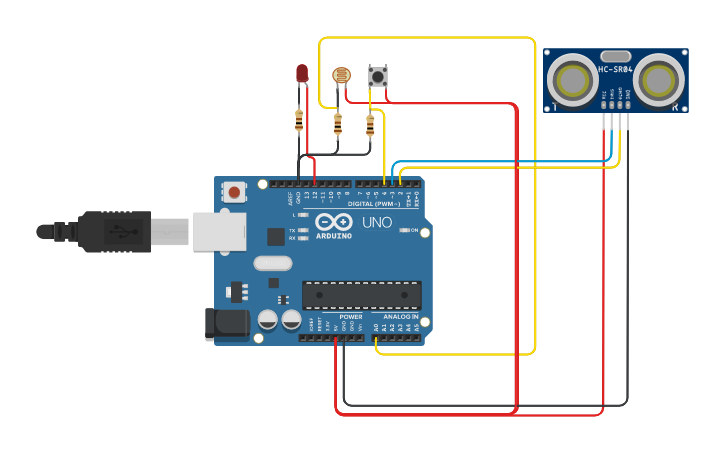 Circuit design For testing the Ultrasonic sensor AND Lightmodule v2 ...