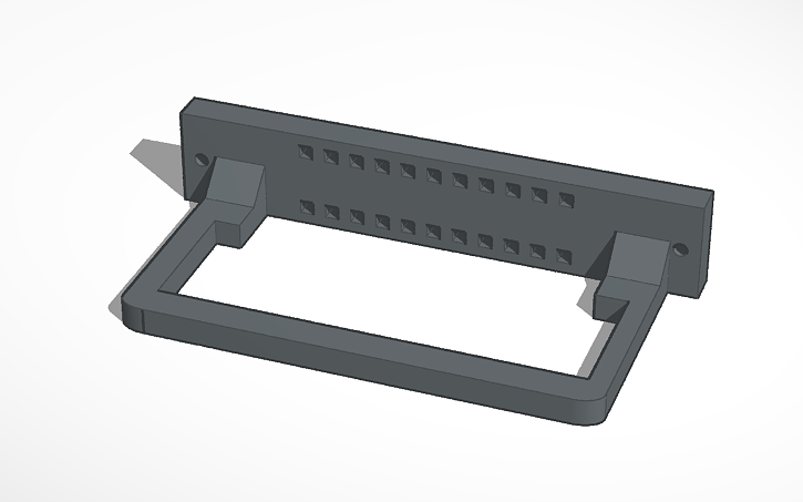 Mini Rack Raspberry Pi Zero 3D design Raspberry Pi Zero Mini-Rack Mount | Tinkercad