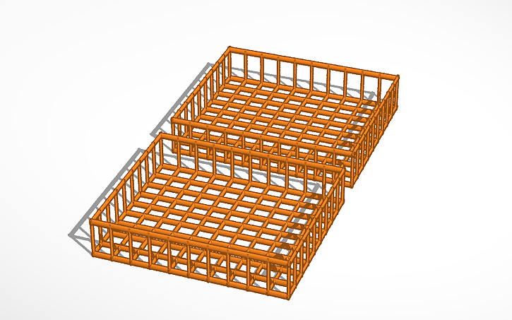 3D design Dollhouse 1:12 Dishwasher Racks - Tinkercad