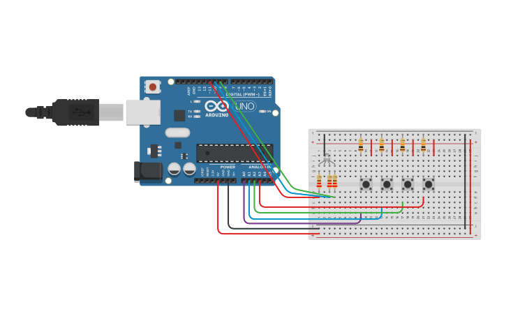 Circuit design RGB Led with multiple buttons (RGB function)- Domenico ...
