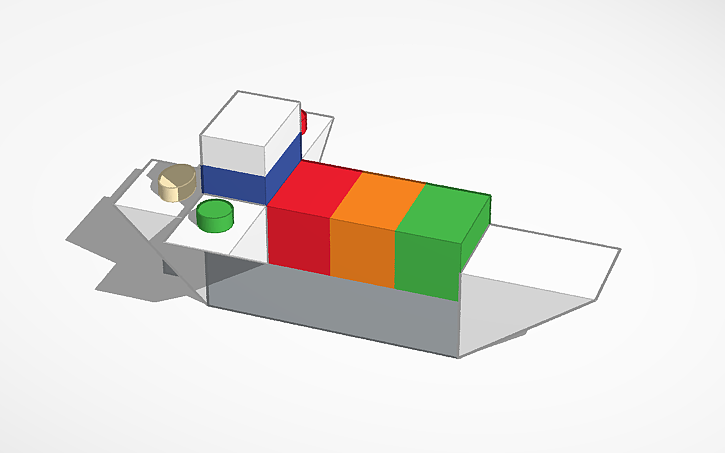 3D design SHIP - Tinkercad