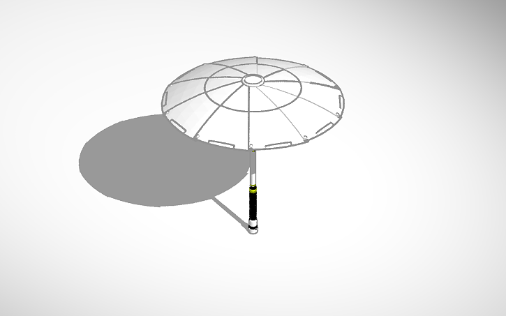 3D design fortnite umbrella | Tinkercad