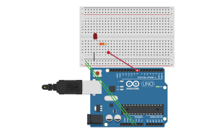 Arduino Blink LED - Circuit and Code Example