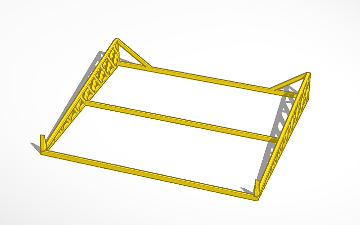 3D design laptop stand - Tinkercad