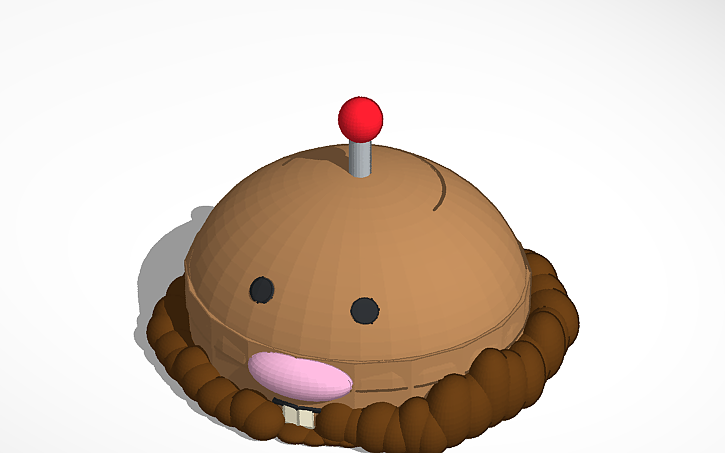 3D design diglett + potato mine (diglett mine) | Tinkercad