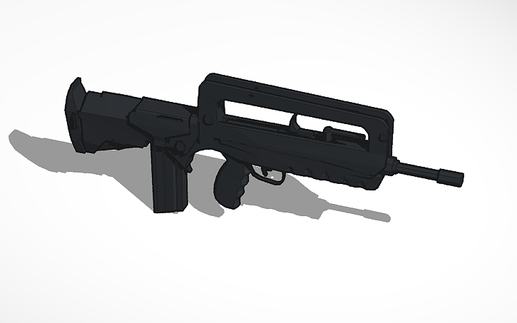 3D design famas+dĂŒrbĂŒnsĂŒz - Tinkercad