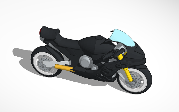 3D design batcycle | Tinkercad