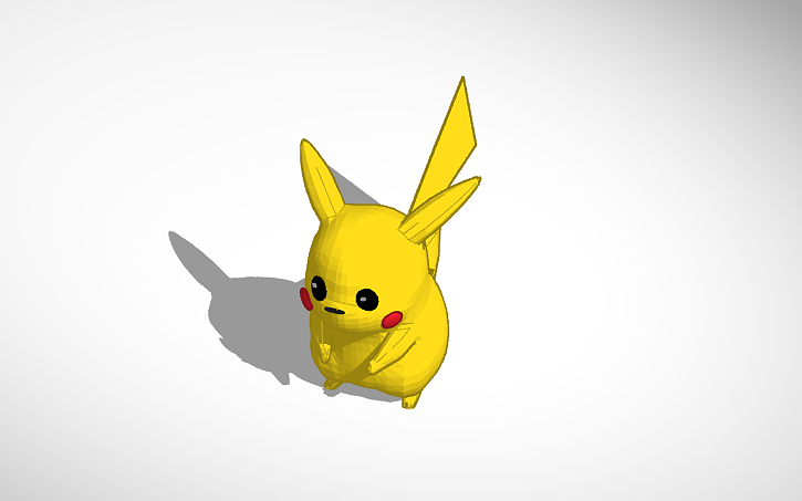 Pikachu Tinkercad