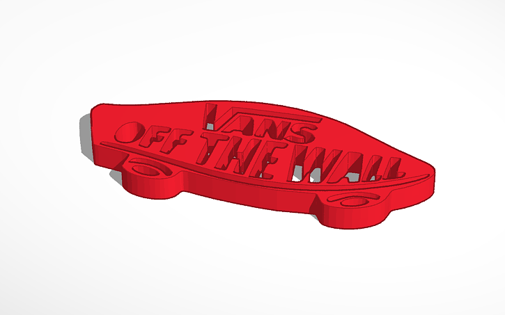 Vans logo deals 3d