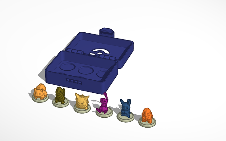 3D design 포켓몬스터 - Tinkercad