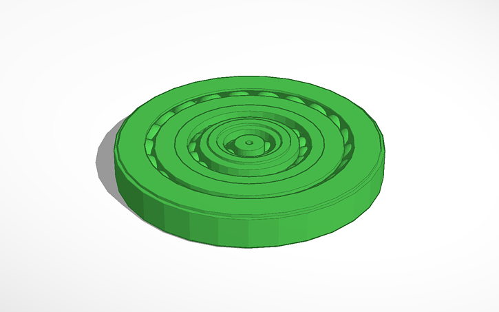 3D design Lazy Susan Bearings - Tinkercad