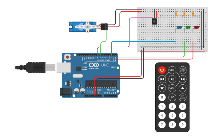 Circuit design ME115 Project - Tinkercad