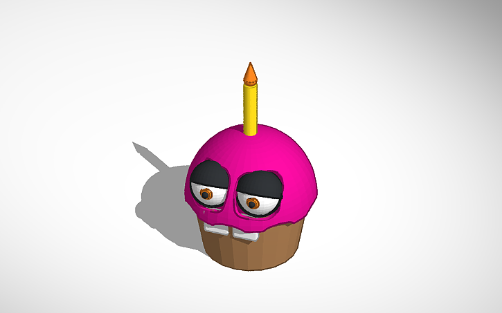 3d Design Mr Cupcake Fnaf Tinkercad
