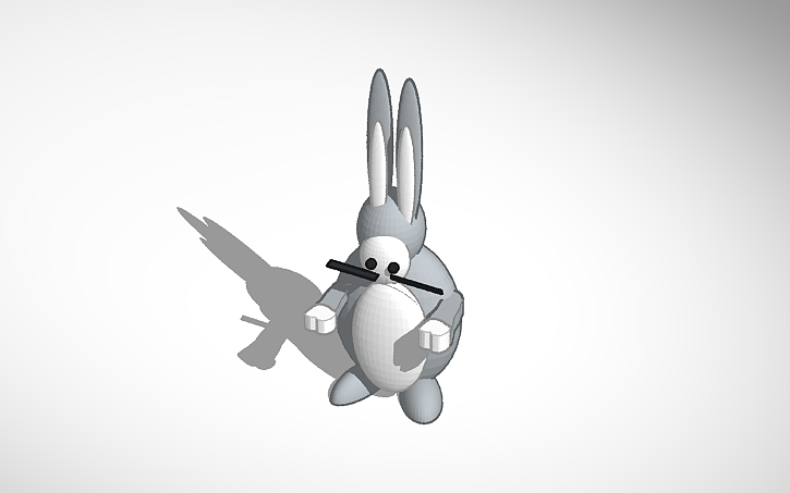 3D design big chungus Tinkercad