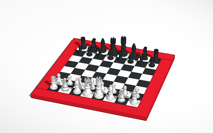 3D design chessmaster - Tinkercad