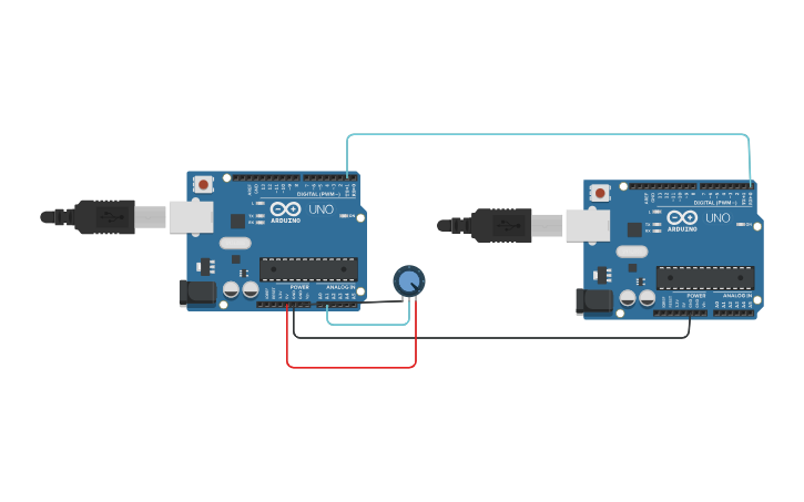 Circuit design puerto serial para leer string - Tinkercad