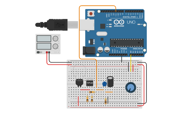 Circuit design late fade v2.0 | Tinkercad