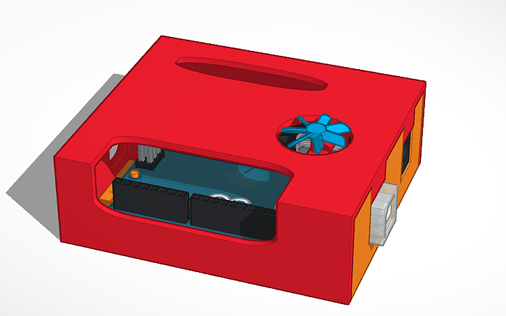 3D design корпус ардуино - Tinkercad
