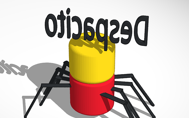 Despacito Spider Tinkercad - despacito spider of roblox tinkercad