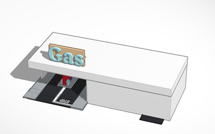 3D design Gas Station - HUGO TORIBIO MARÍN - Tinkercad