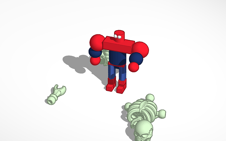 3d Design Spider Man Tinkercad 9119