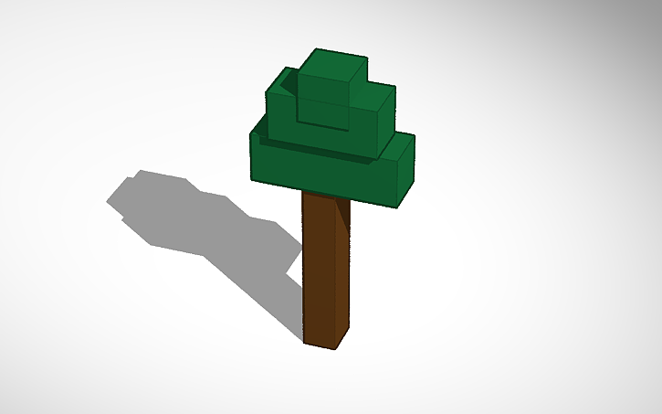 3D design pine tree | Tinkercad