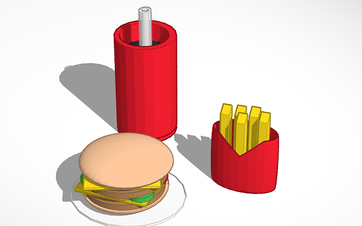 3D design Burger | Tinkercad