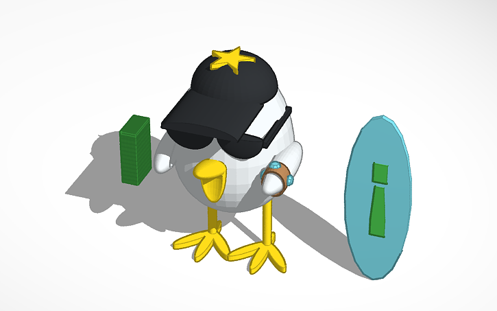 3D design POLLO COOL | Tinkercad