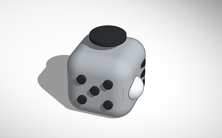 3D design Fidget cube | Tinkercad