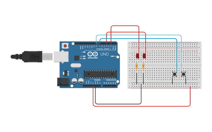 Circuit design Resistencia PULL UP arduino - Tinkercad
