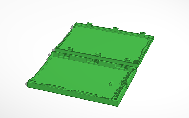 3D design DrawBridge Slimline Box Rev.5 | Tinkercad